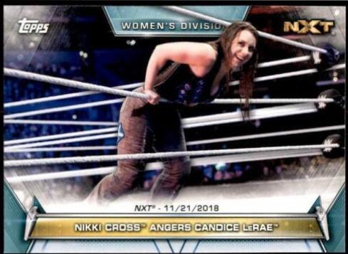 Nikki Cross Angers Candice LeRae #91