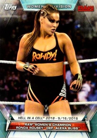 Raw Women's Champion Ronda Rousey def. Alexa Bliss #84