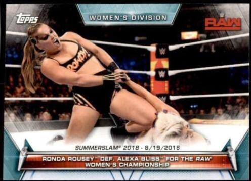 Ronda Rousey def. Alexa Bliss for the Raw Women's Championship #82