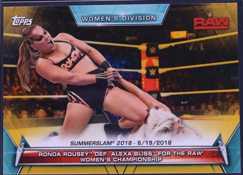 Ronda Rousey def. Alexa Bliss for the Raw Women's Championship [Gold] #82