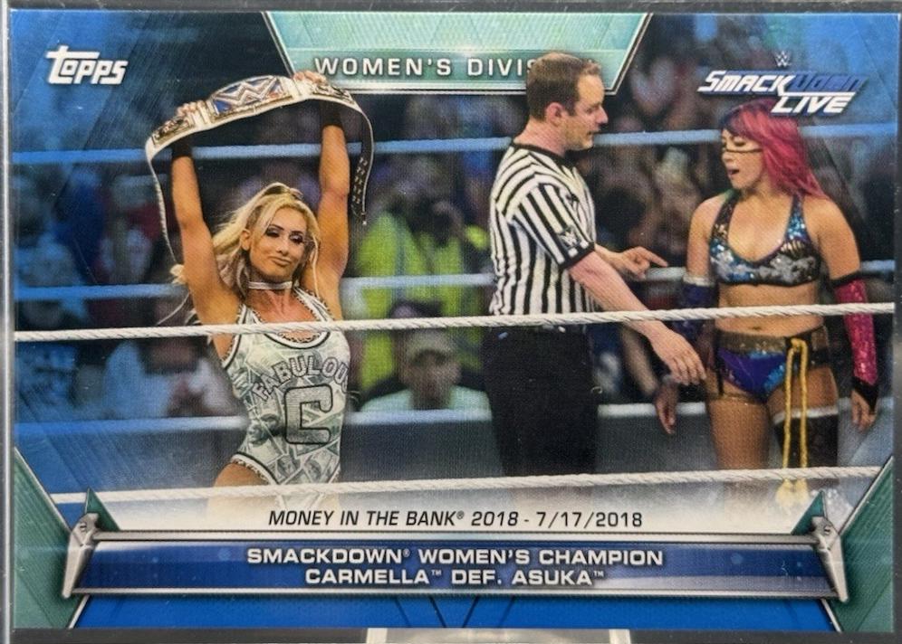 SmackDown Women's Champion Carmella def. Asuka [Blue] #78
