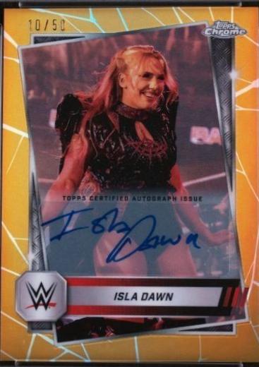 Isla Dawn [Autograph Gold Refractor] #64