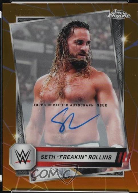Seth Freakin Rollins [Autograph Gold Refractor] #5
