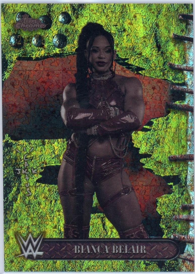 Bianca Belair [Yellow Mini Diamonds Refractor] #11