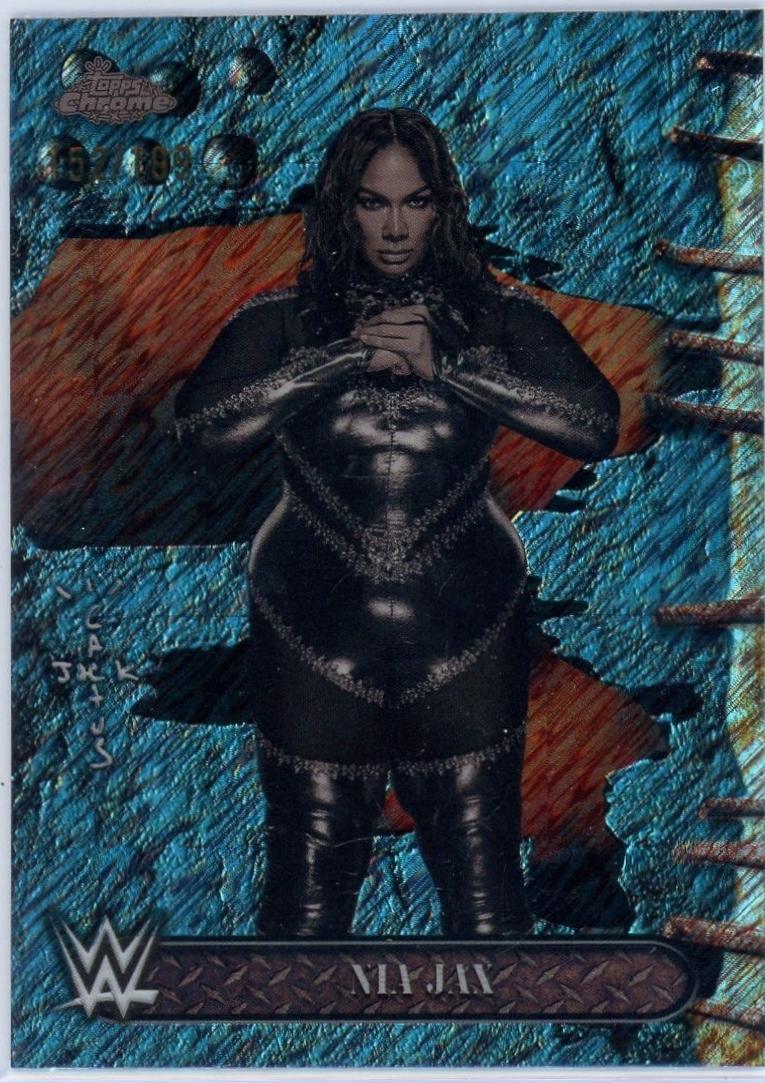 Nia Jax [Aqua Shimmer Refractor] #13