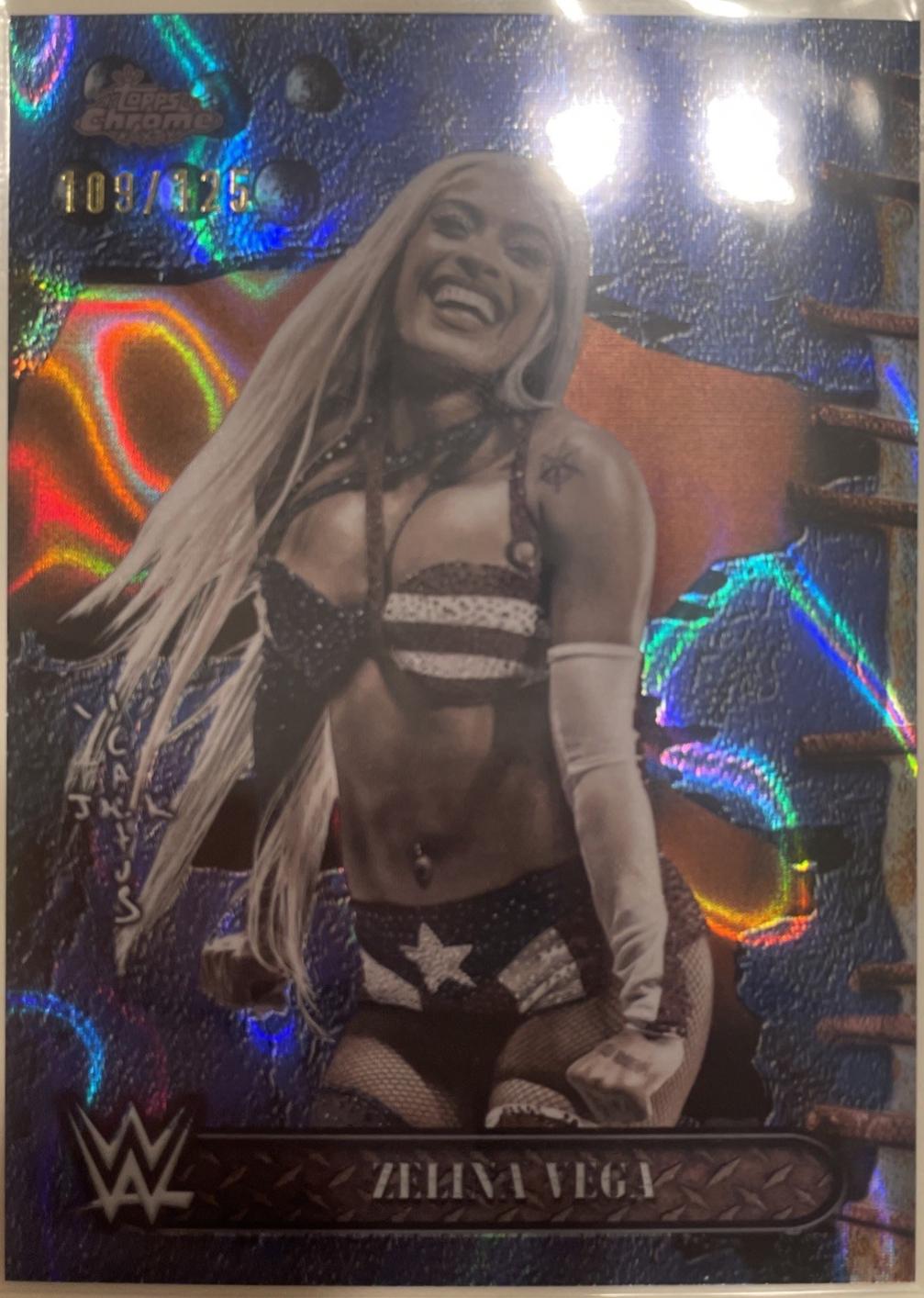 Zelina Vega [Blue Sonar Refractor] #38