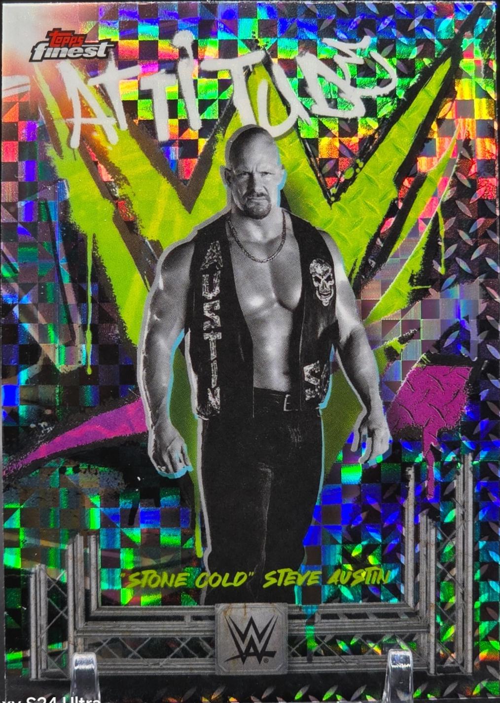 Stone Cold Steve Austin [Checkerboard Refractor] #202