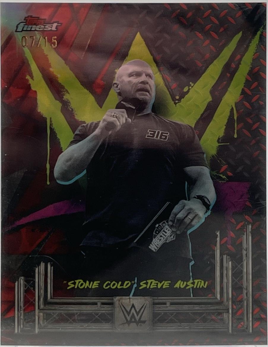 Stone Cold Steve Austin [Red Black Vapor Refractor] #102