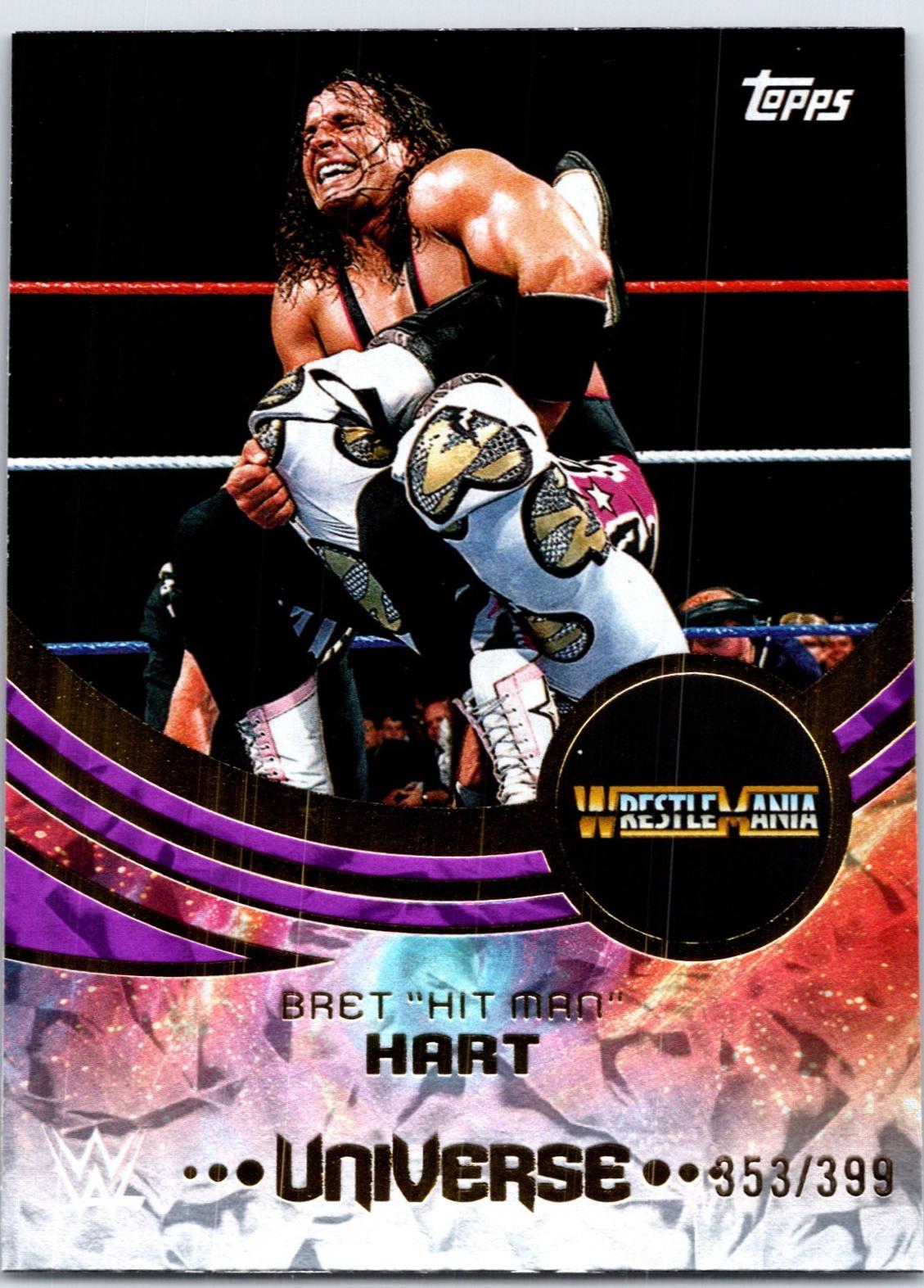 Bret Hit Man Hart [Purple Glass Event Variation] #232