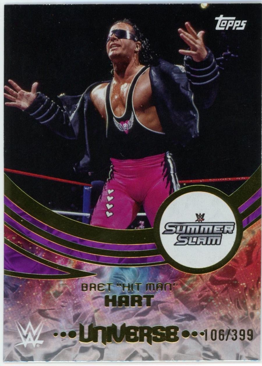 Bret Hit Man Hart [Purple Glass Event Variation] #273