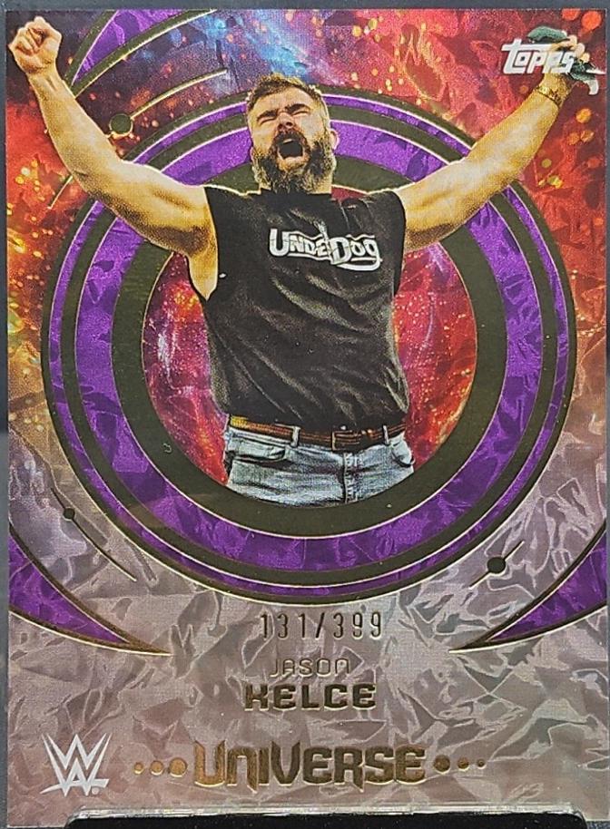 Jason Kelce [Purple Glass] #74