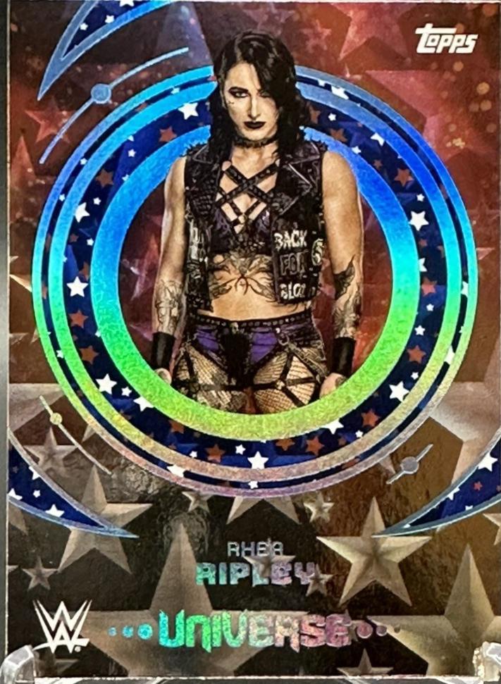 Rhea Ripley [Red White Blue Stars] #57