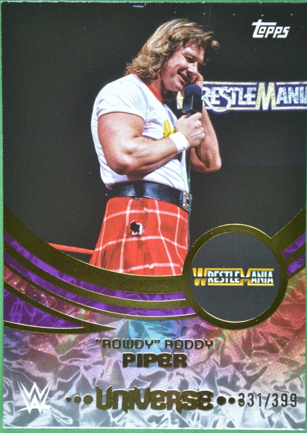 Rowdy Roddy Piper [Purple Glass Event Variation] #234