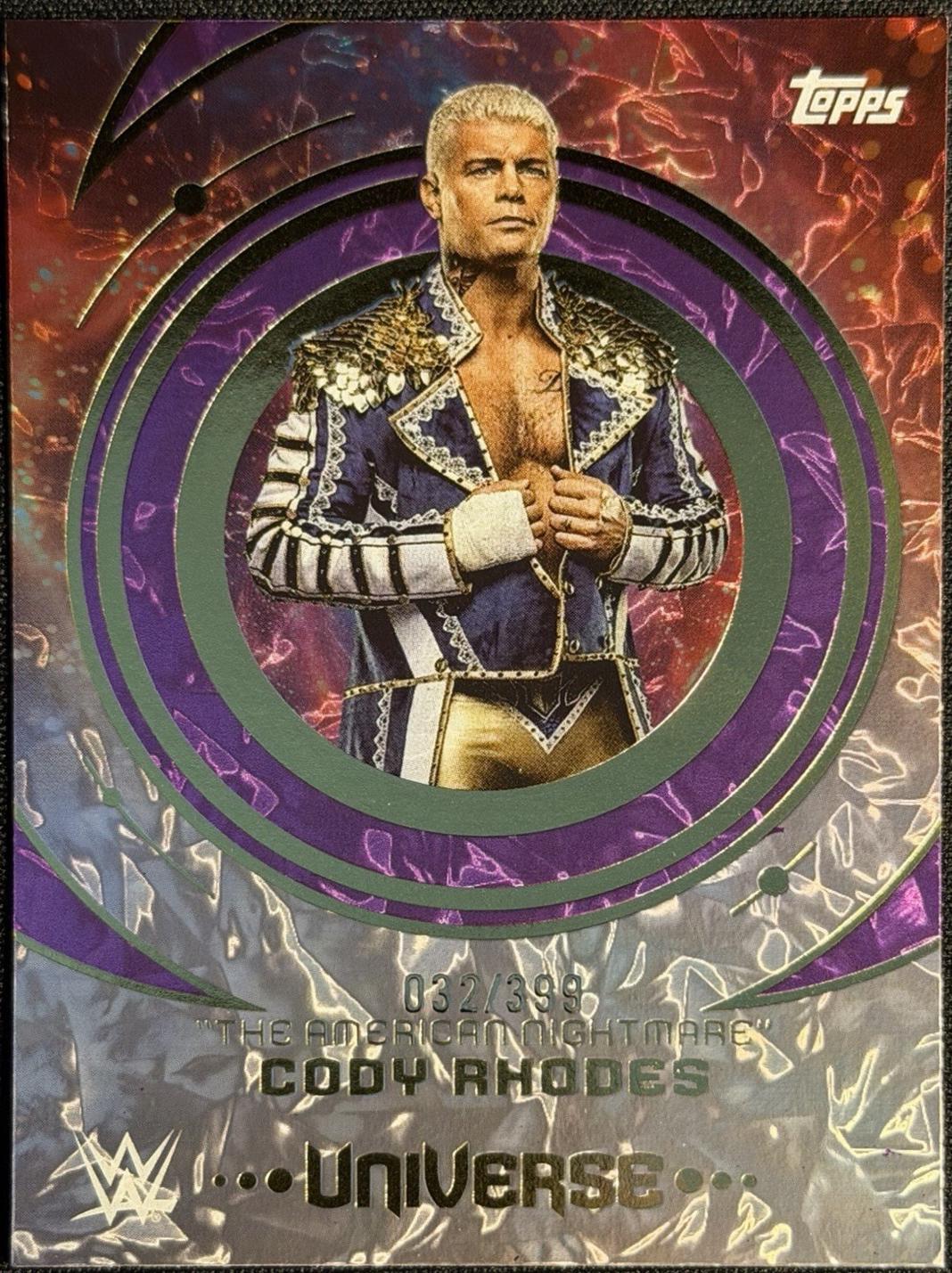 The American Nightmare Cody Rhodes [Purple Glass] #72