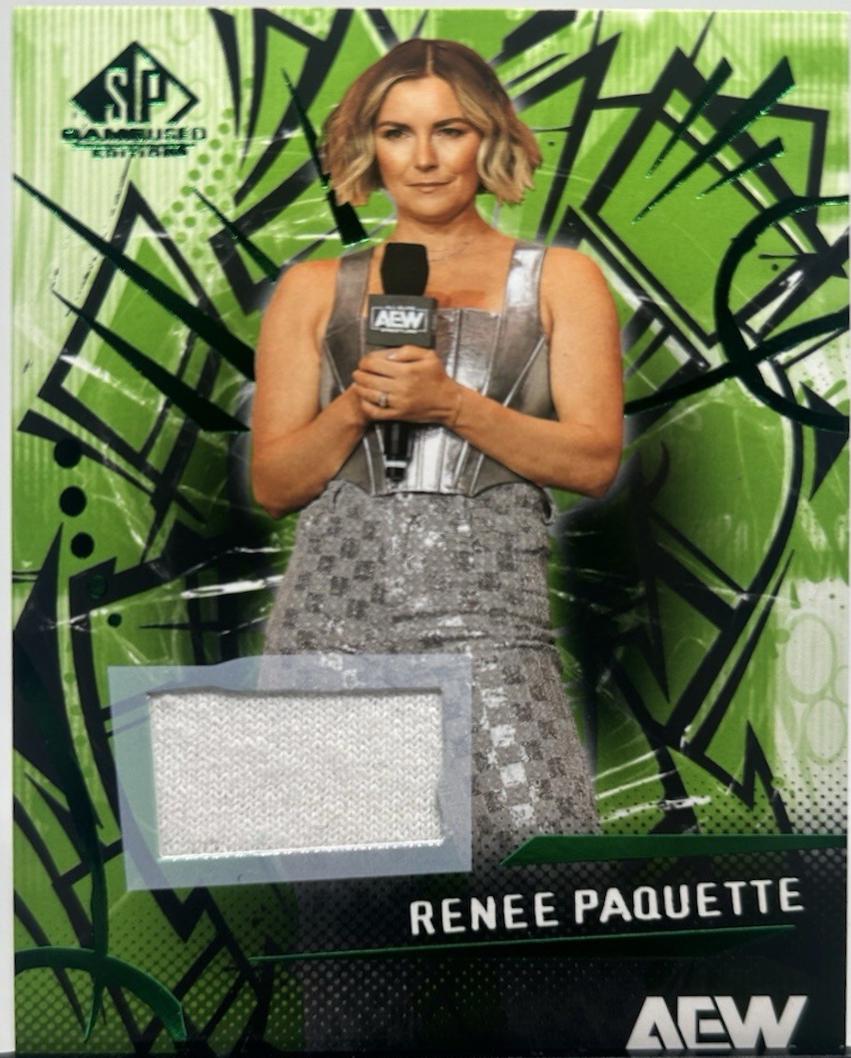 Renee Paquette [Green Memorabilia] #37