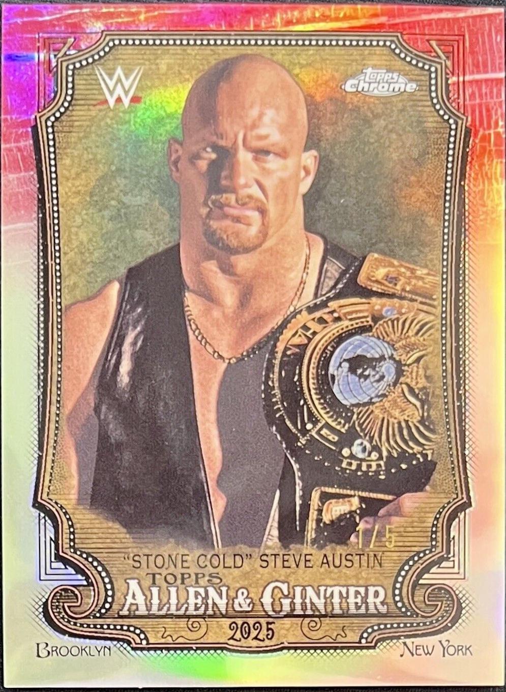 Stone Cold Steve Austin [Red Refractor] #AG-SCS