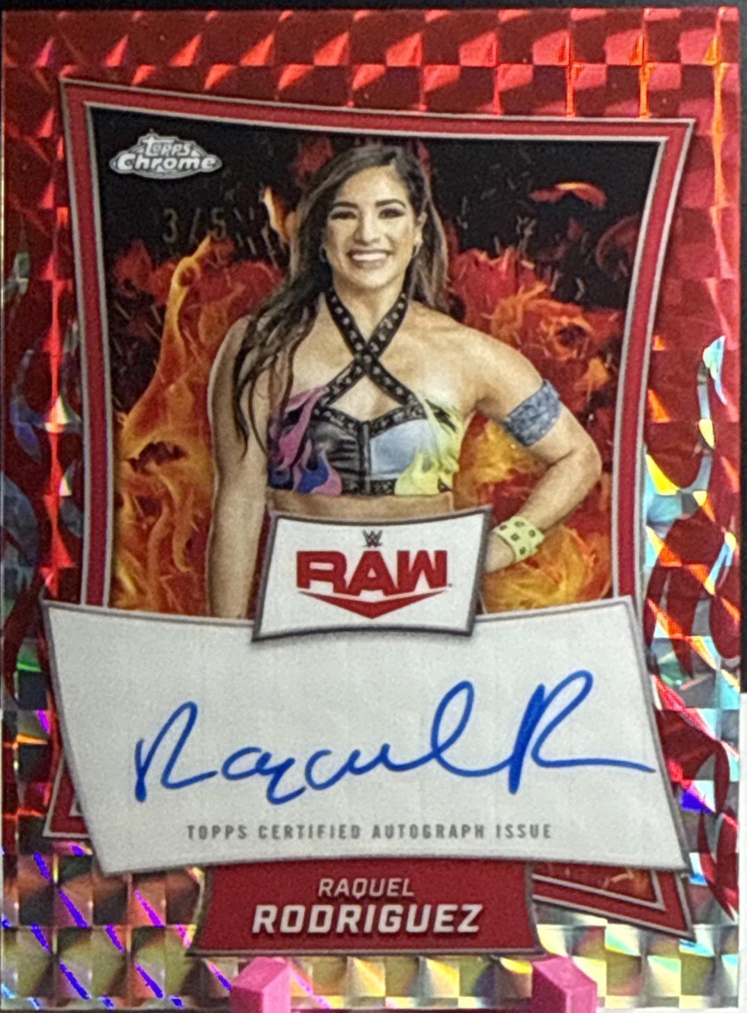 Raquel Rodriguez [Red Geometric Refractor] #RBA-RAQ