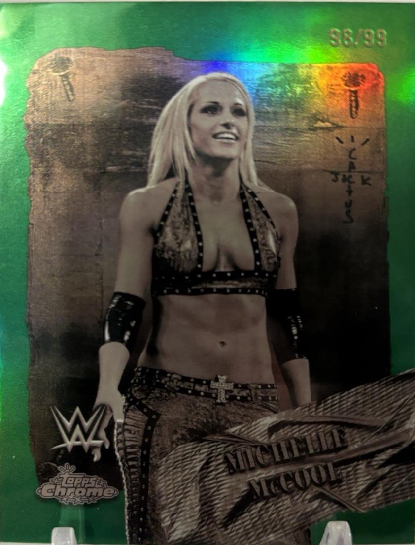 Michelle McCool [Green Refractor] #RDR-27