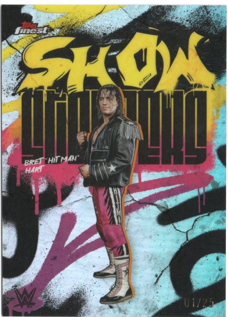 Bret Hit Man Hart [Black Refractor] #SSS-BH