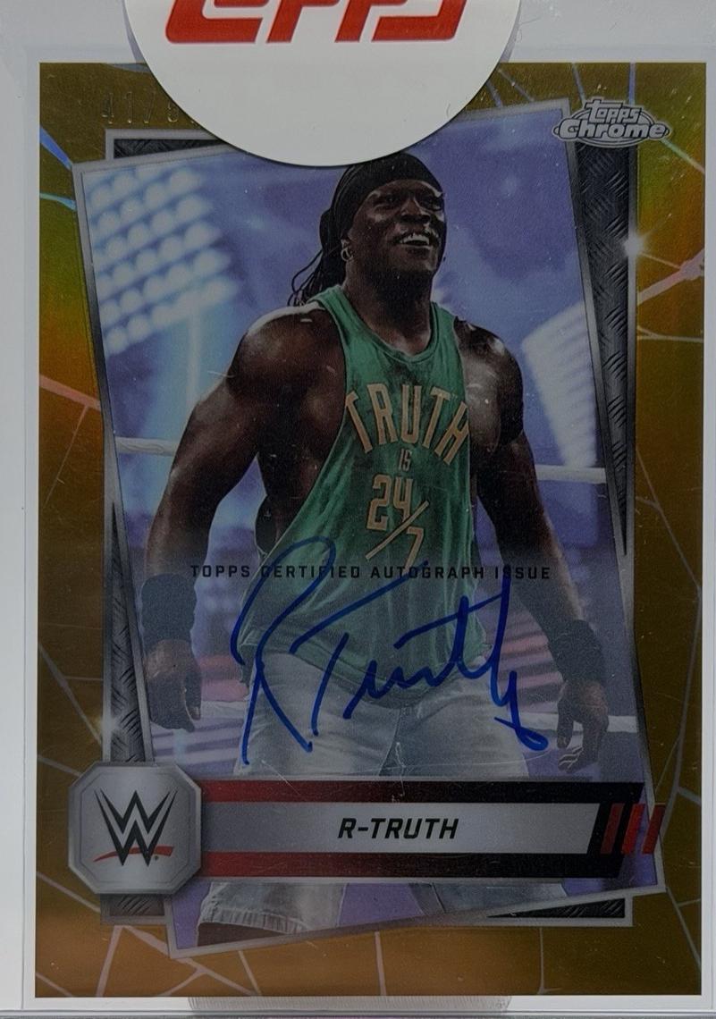 R-Truth [Autograph Gold Refractor] #97