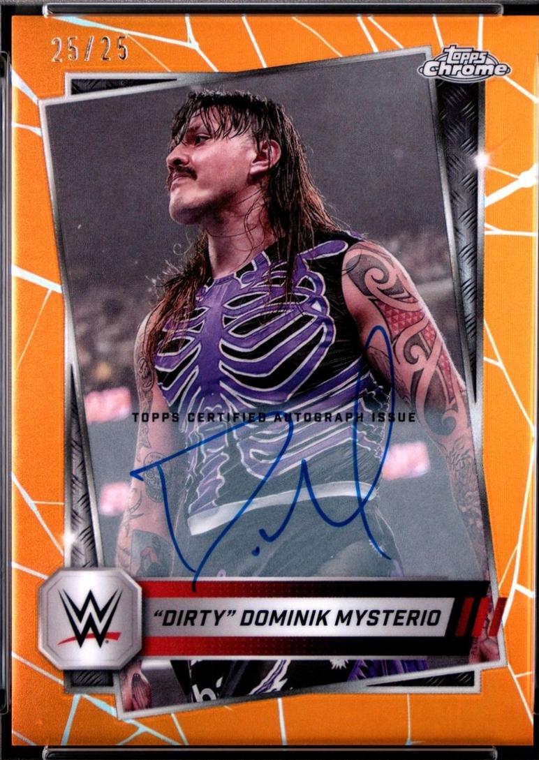 Dirty Dominik Mysterio [Autograph Orange Refractor] #35