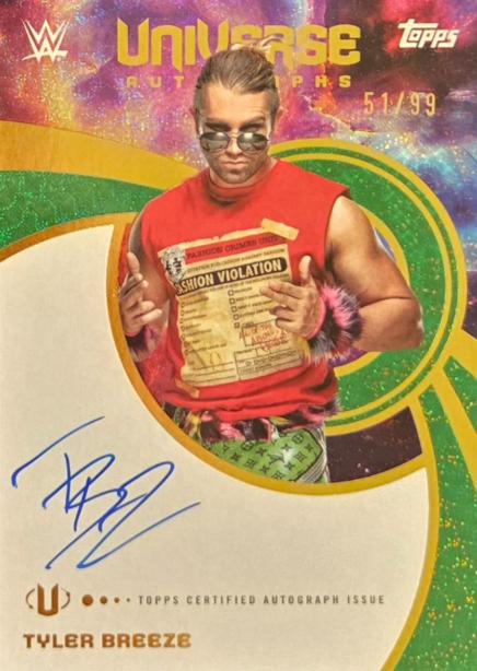 Tyler Breeze [Green Electric] #UNA-TBR