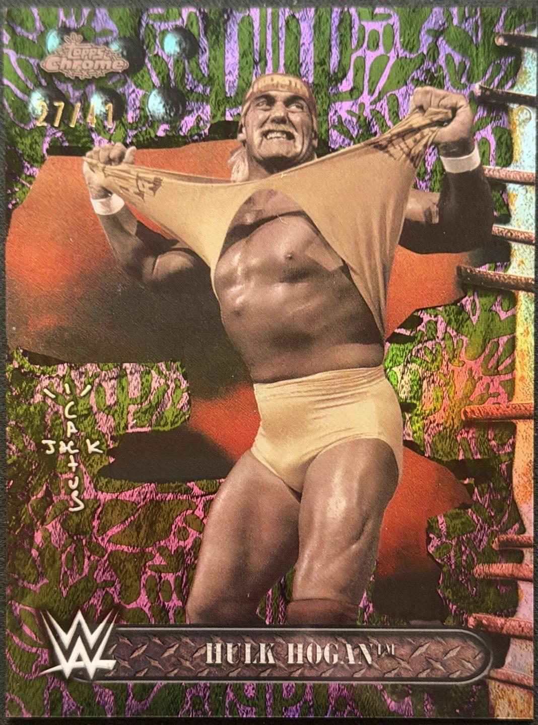 Hulk Hogan™ [Cactus Jack Refractor] #60