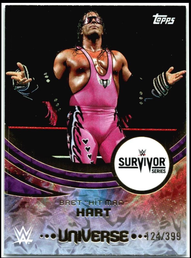 Bret Hit Man Hart [Purple Glass Event Variation] #300