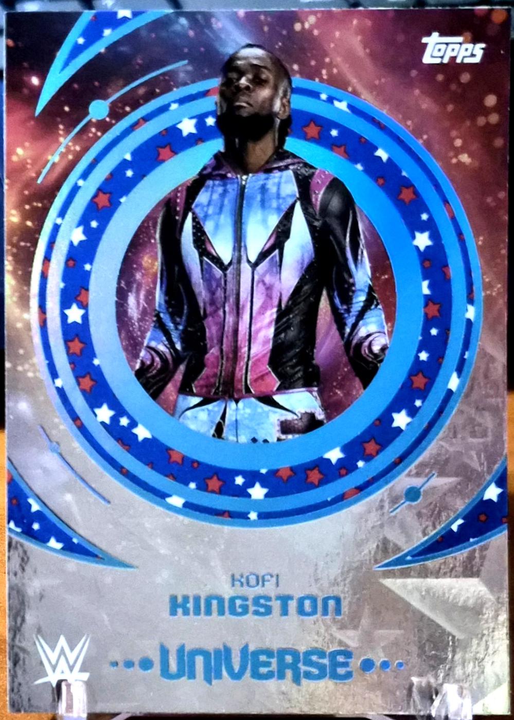 Kofi Kingston [Red White Blue Stars] #43