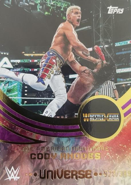 The American Nightmare Cody Rhodes [Purple Glass Event Variation] #256