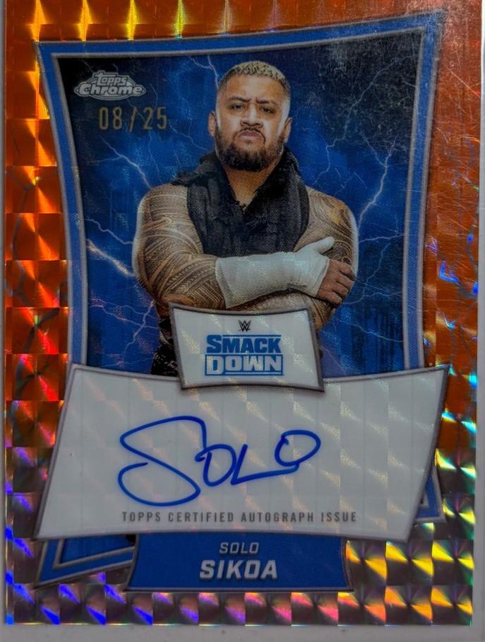 Solo Sikoa [Autograph Orange Refractor] #17