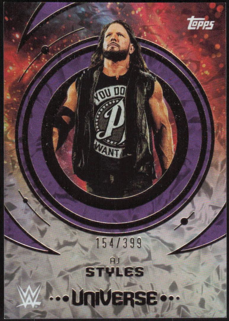 AJ Styles [Purple Glass] #83
