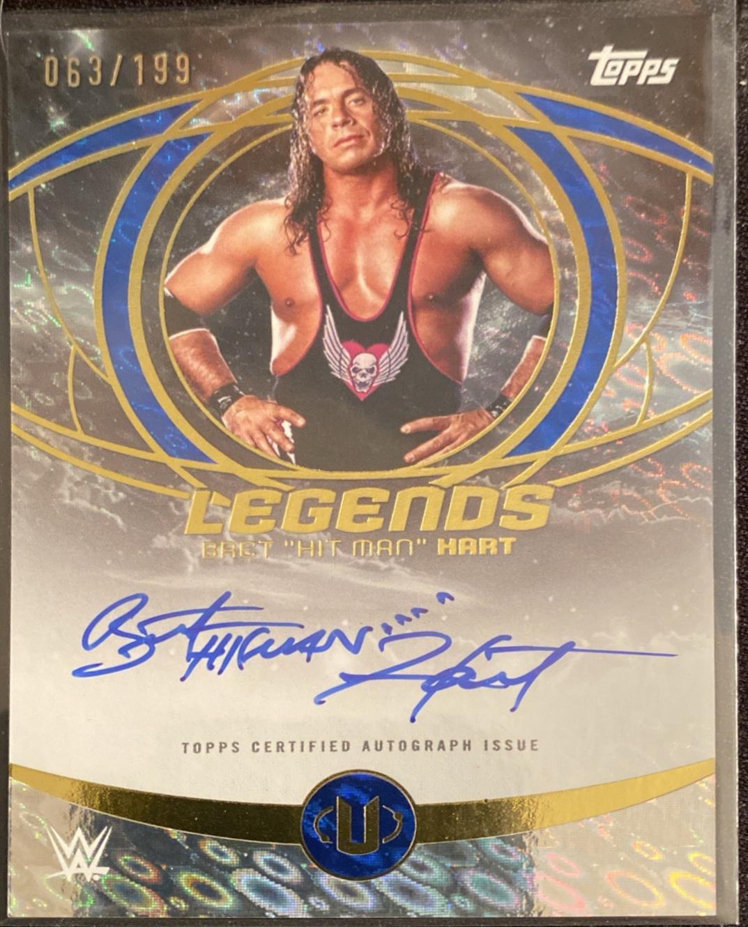 Bret Hit Man Hart [Blue Pulse] #LGA-BHM