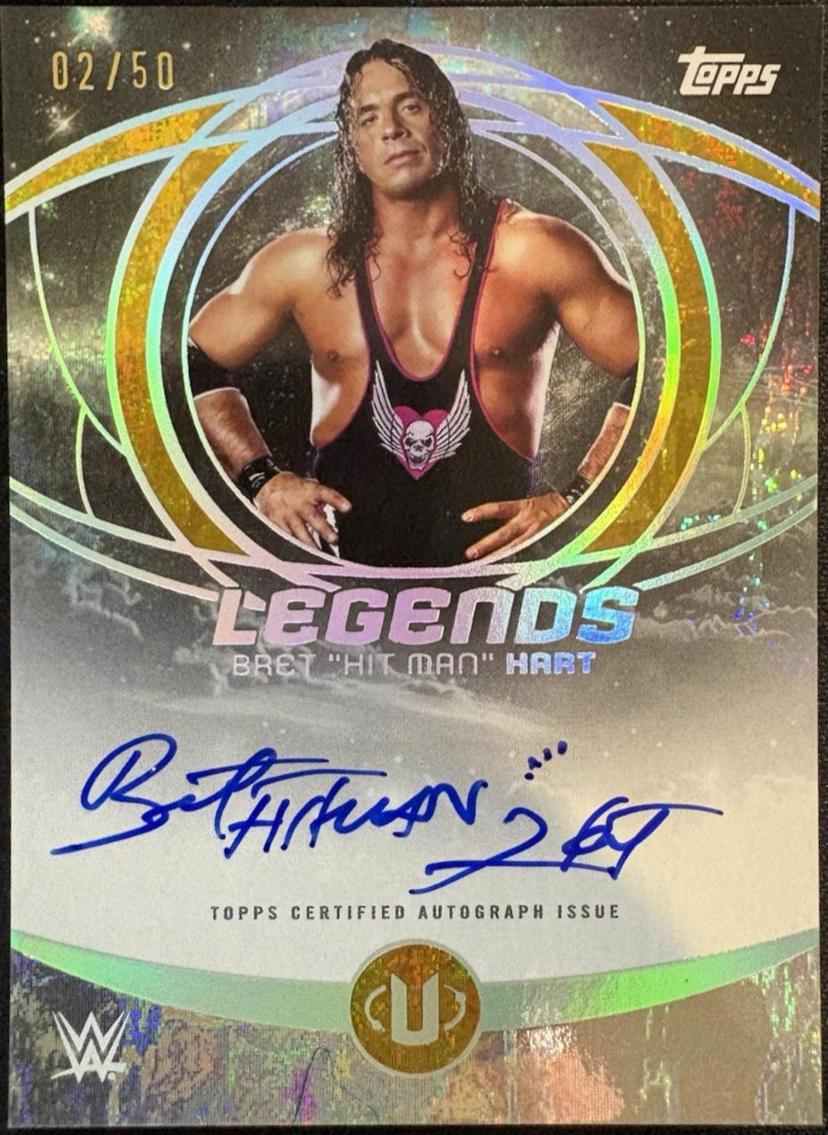 Bret Hit Man Hart [Gold Stone] #LGA-BHM