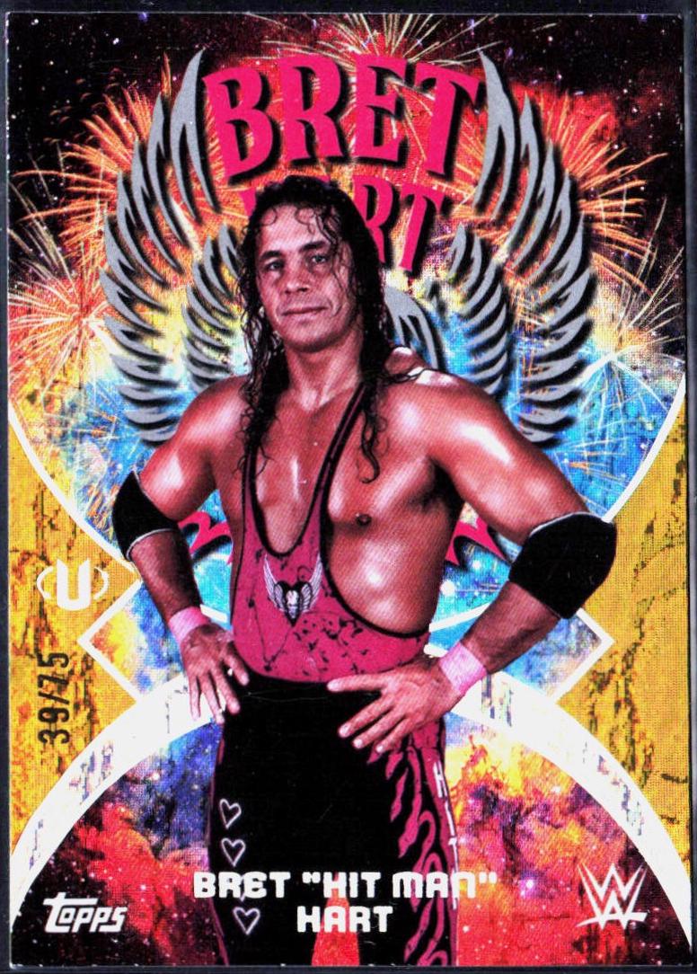 Bret Hit Man Hart [Gold Stone] #NMS-32