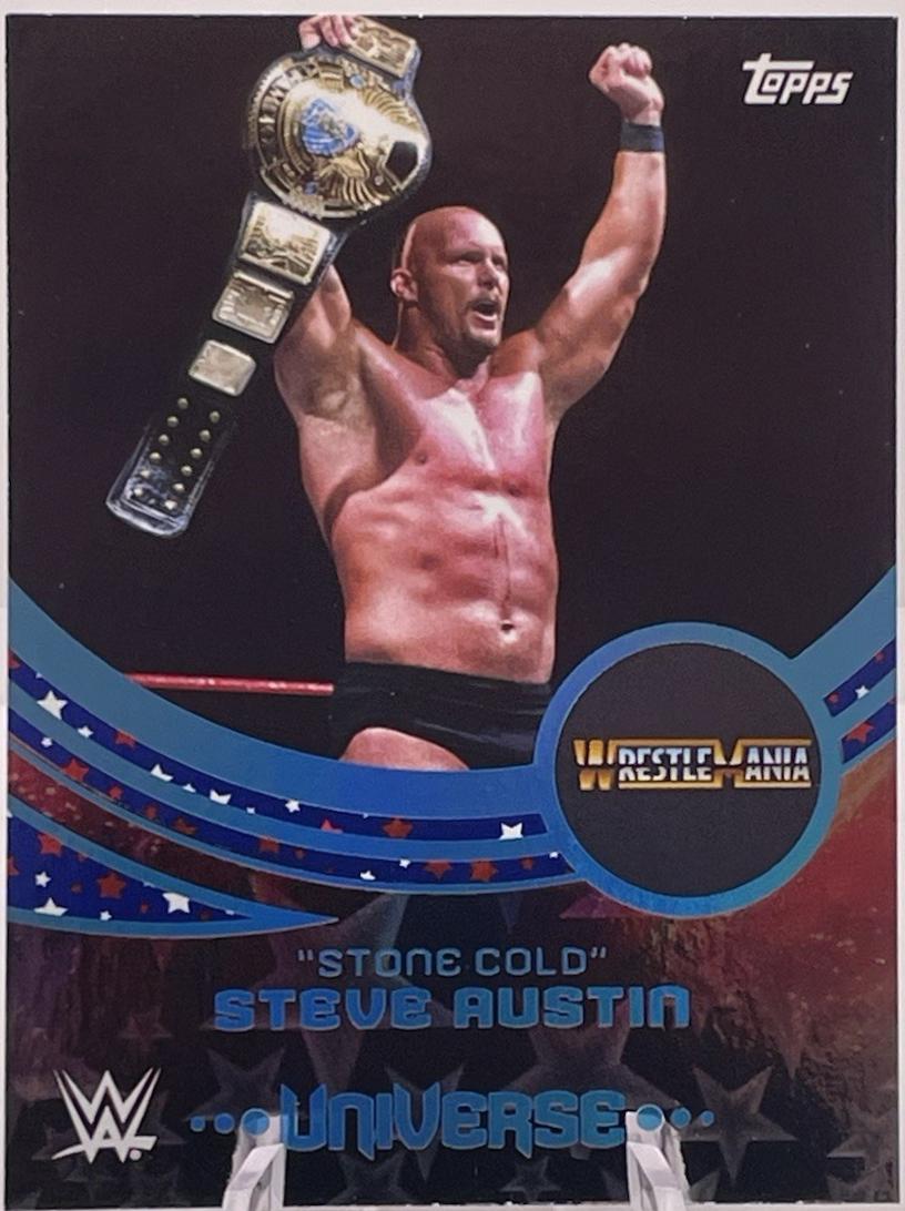 Stone Cold Steve Austin [Red White Blue Stars Event Variation] #245