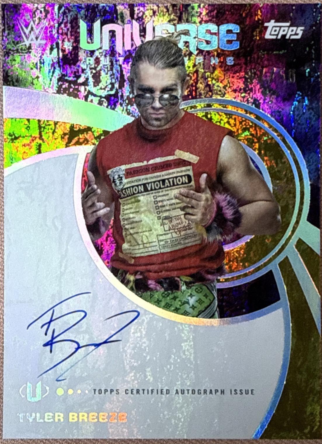 Tyler Breeze [Gold Stone] #UNA-TBR