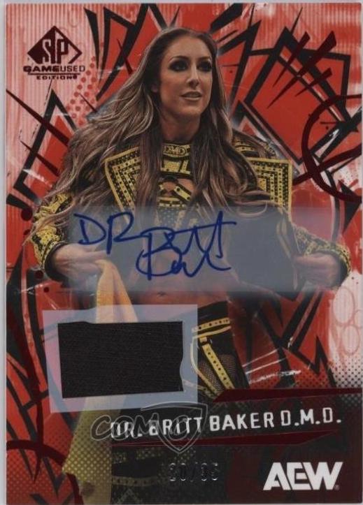Dr. Britt Baker D.M.D. [Red Memorabilia Autograph] #16