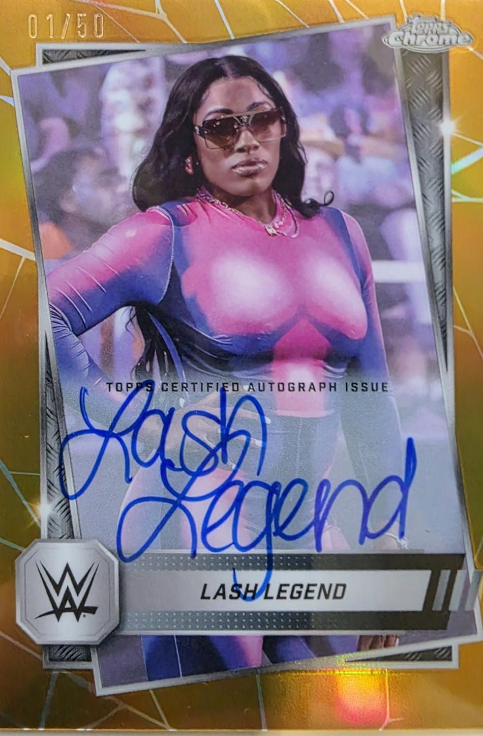 Lash Legend [Autograph Gold Refractor] #139