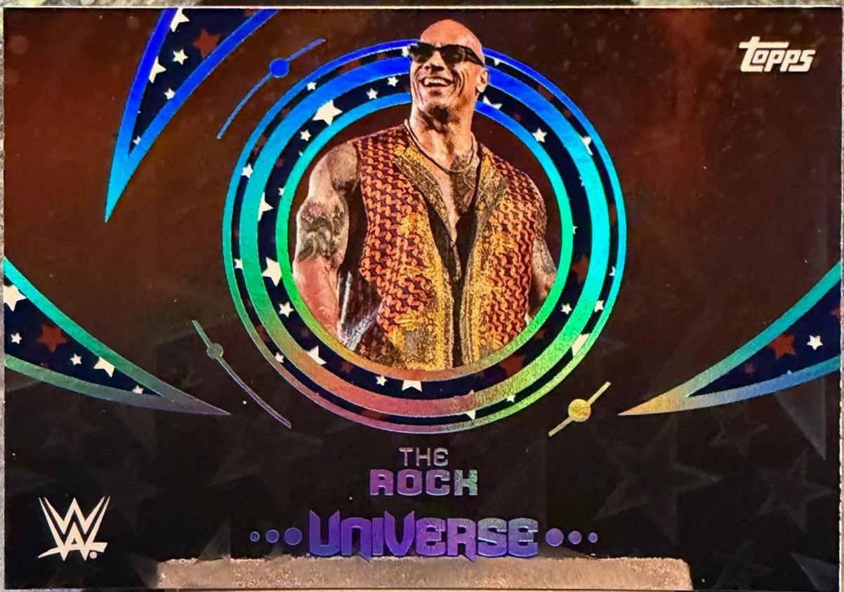 The Rock [Red White Blue Stars] #154