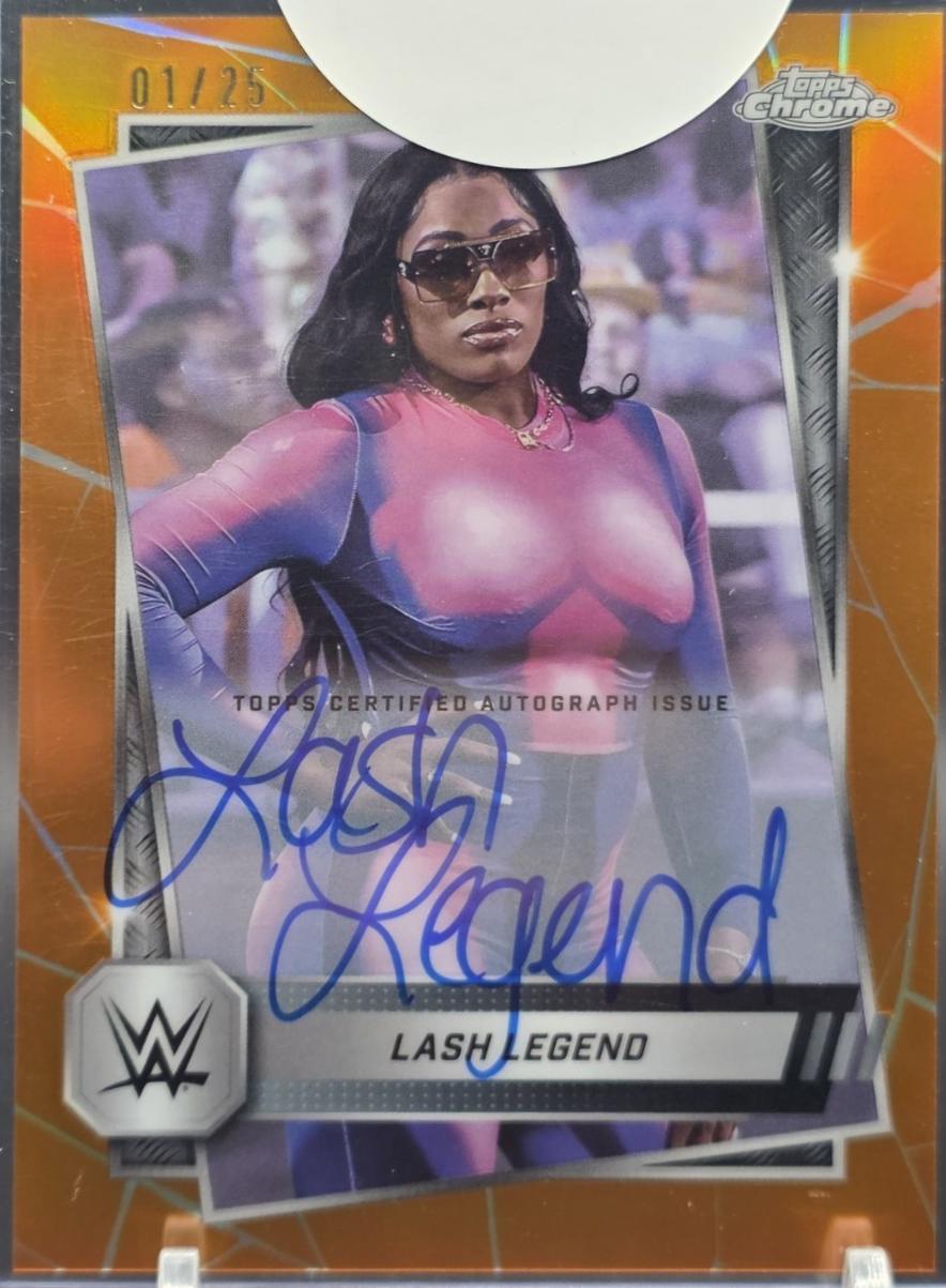 Lash Legend [Autograph Orange Refractor] #139