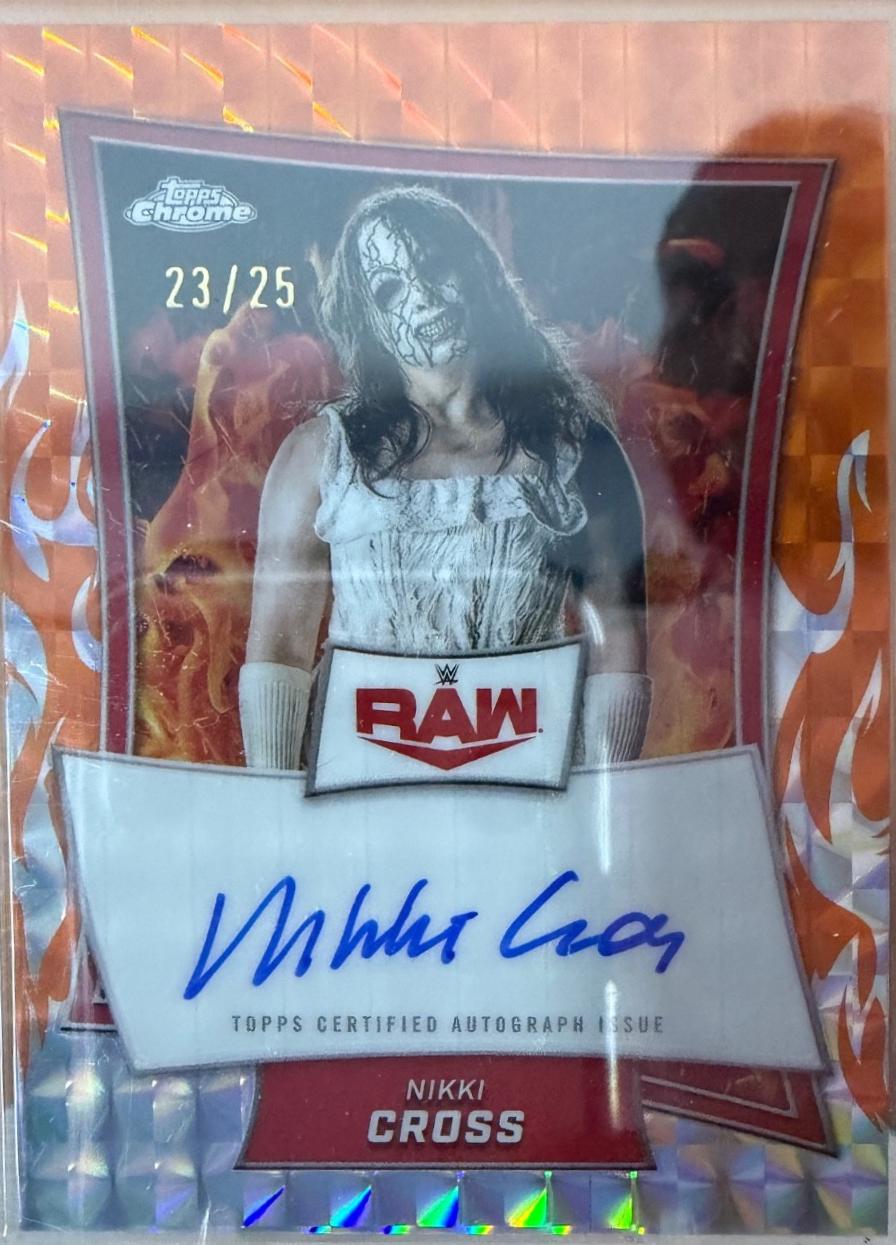 Nikki Cross [Autograph Orange Refractor] #75
