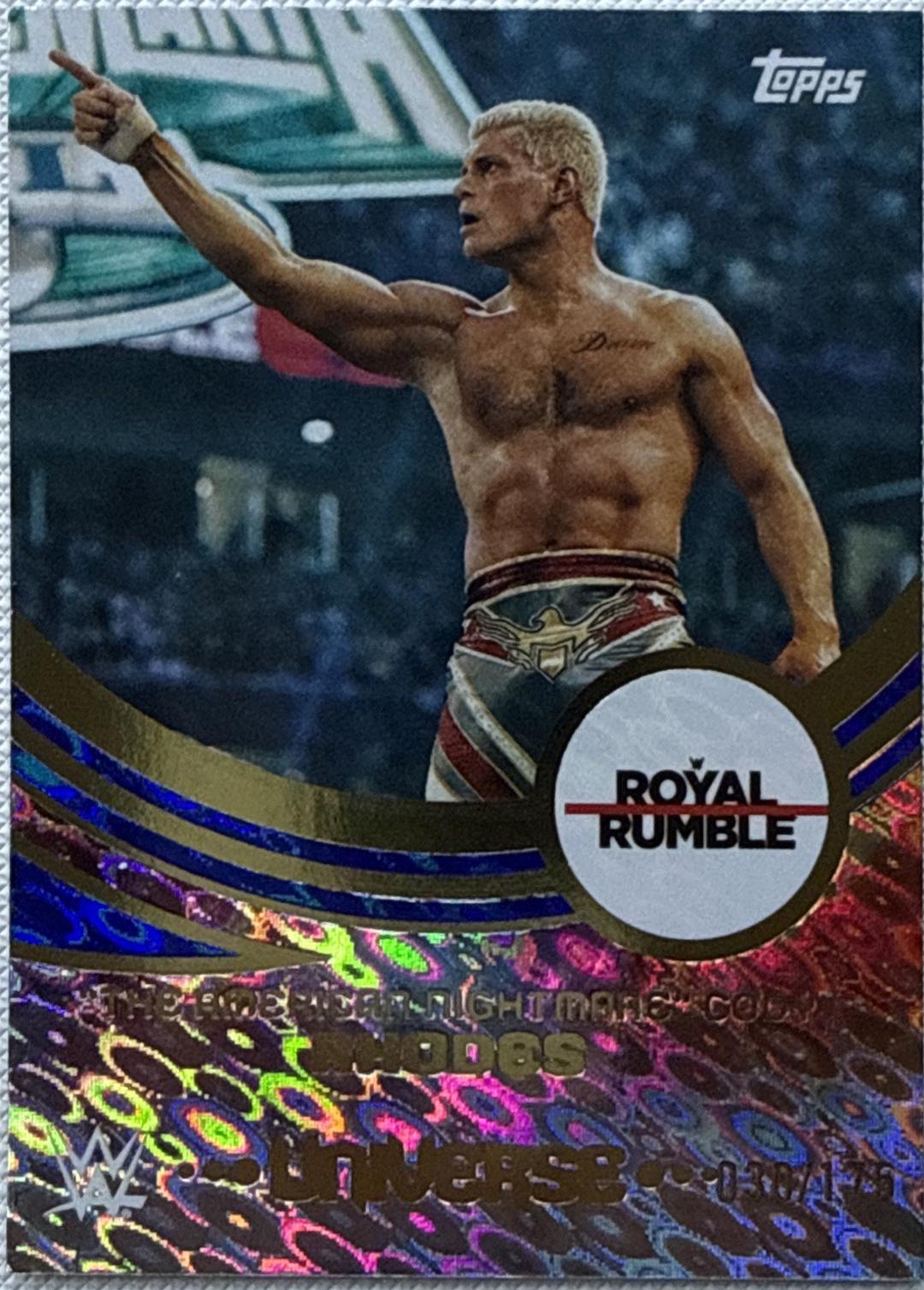 The American Nightmare Cody Rhodes [Blue Pulse Event Variation] #202