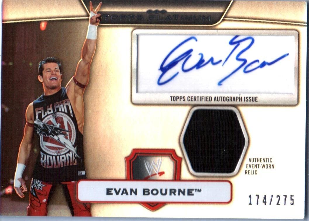 Evan Bourne [Autograph Relic] #21