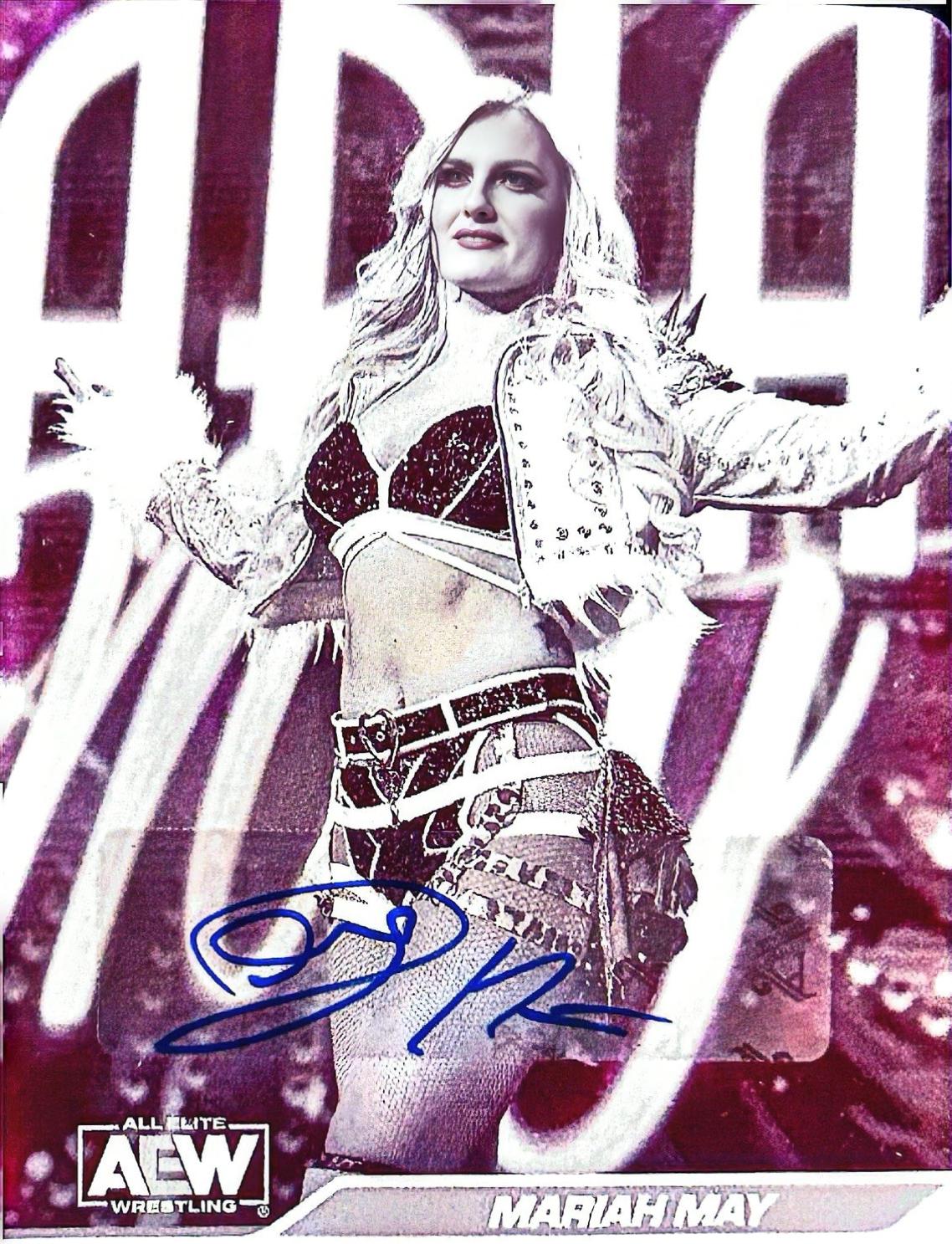 Mariah May [Printing Plate Autograph] #28