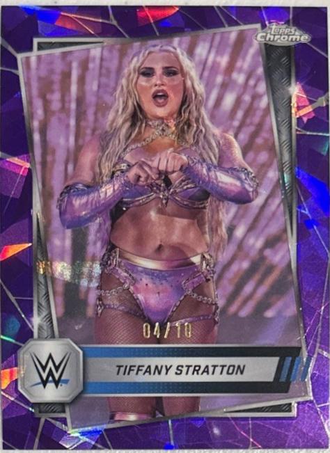 Tiffany Stratton [Purple Sapphire Refractor] #182