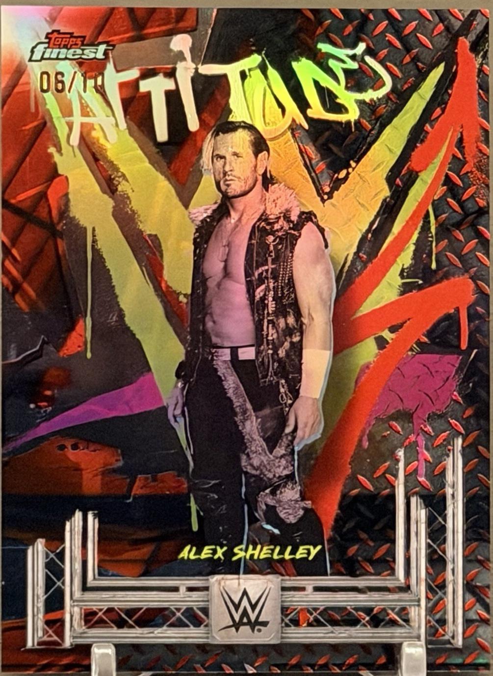Alex Shelley [Red Black Vapor Refractor] #246
