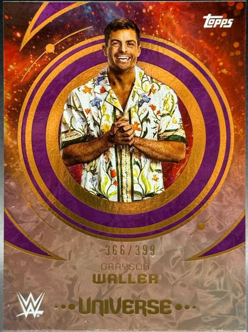 Grayson Waller [Purple Glass] #100