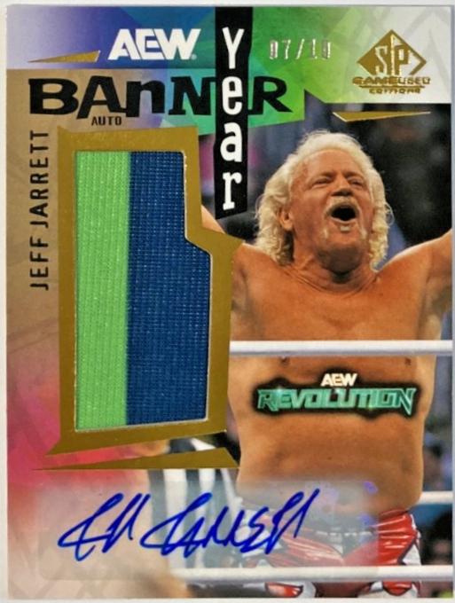 Jeff Jarrett [Gold Memorabilia Autograph] #61