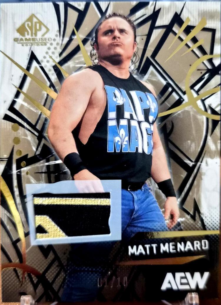 Matt Menard [Gold Memorabilia] #65
